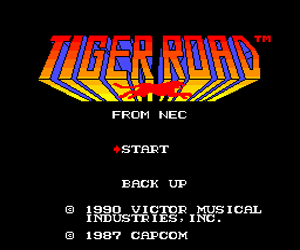 Tiger Road (USA) Screenshot